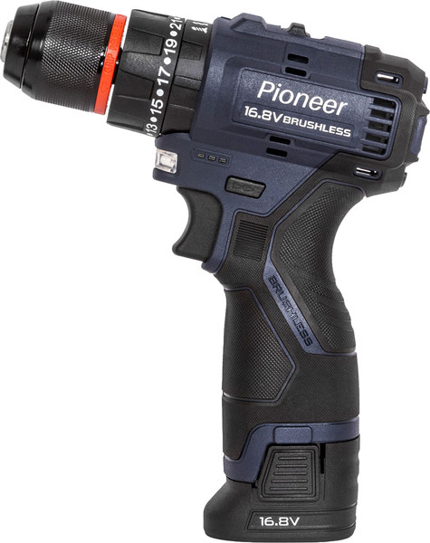 Изображение товара Аккумуляторная дрель-шуруповерт Pioneer CID-E1602BL-22C