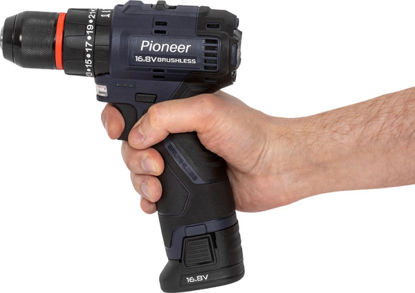 Изображение товара Аккумуляторная дрель-шуруповерт Pioneer CID-E1602BL-22C