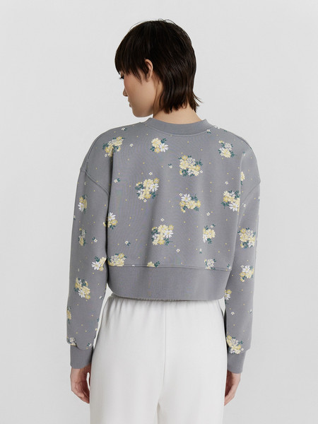 Изображение товара Свитшот Mark Formelle 122966 (р.164/170-92-98, цветы на сером)