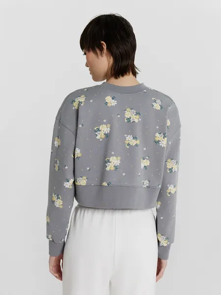 Изображение товара Свитшот Mark Formelle 122966 (р.164/170-96-102, цветы на сером)