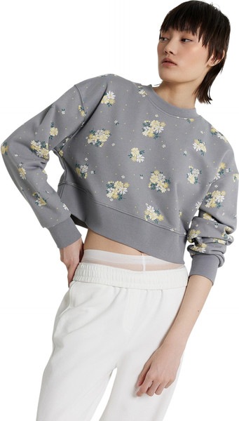 Изображение товара Свитшот Mark Formelle 122966 (р.164/170-100-106, цветы на сером)