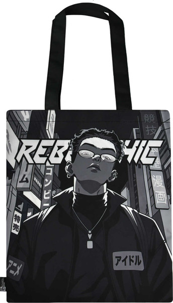 Изображение товара Сумка-шоппер Феникс+ Девушка в косухе / 69209