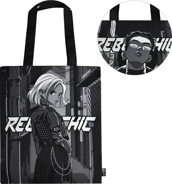 Изображение товара Сумка-шоппер Феникс+ Девушка в косухе / 69209