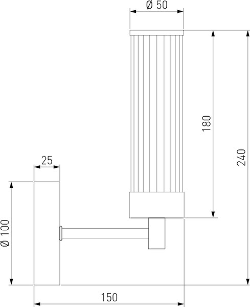 Изображение товара Бра Евросвет Oriens 60166/1 (латунь)
