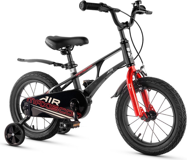 Изображение товара Детский велосипед Maxiscoo Air Стандарт Плюс 14 2025 / MSC-A1442 (обсидиан, разобранный, в коробке)