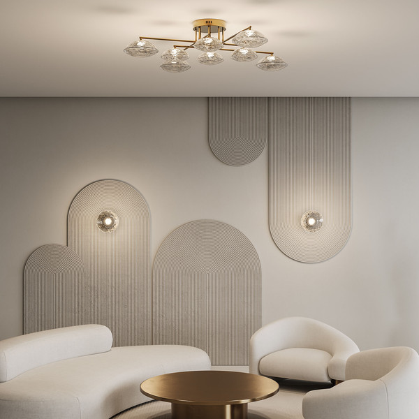 Изображение товара Бра Евросвет Ripple 50389/1 LED (латунь, 3000К)