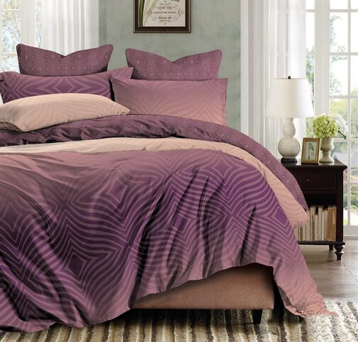 Изображение товара Комплект постельного белья Реноме 2сп Темно-синяя коллекция New. Простыня на резинке St-2564 (сатин)