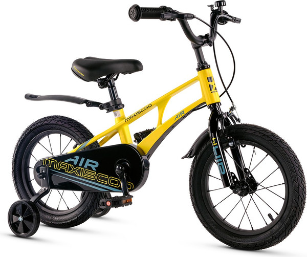 Изображение товара Детский велосипед Maxiscoo Air Стандарт Плюс 14 2025 / MSC-A1441 (желтый матовый)
