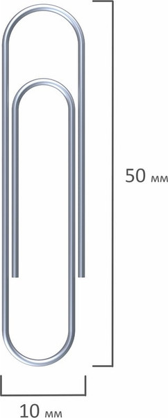 Изображение товара Скрепки Staff 270452 (50шт)