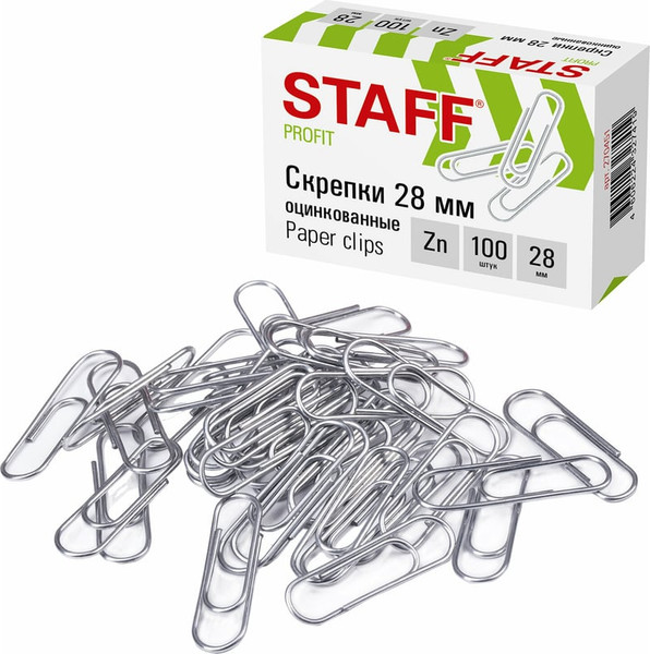 Изображение товара Скрепки Staff 270451 (100шт)