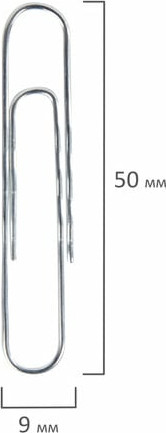 Изображение товара Скрепки Brauberg 270446 (50шт)
