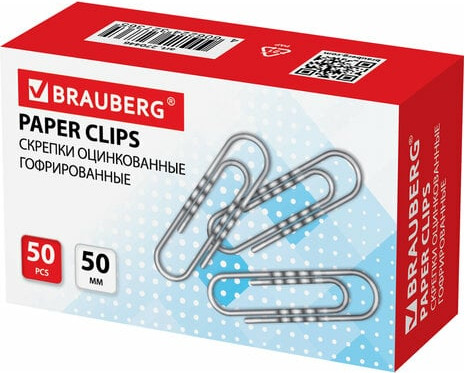 Изображение товара Скрепки Brauberg 270446 (50шт)