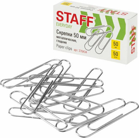 Изображение товара Скрепки Staff Everyday / 270434 (50шт)