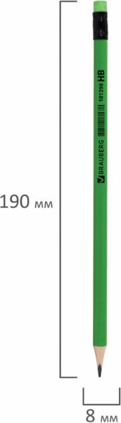 Изображение товара Простой карандаш Brauberg 181298