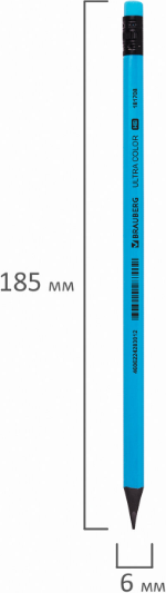 Изображение товара Простой карандаш Brauberg Ultra Color / 181708