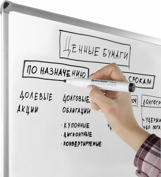 Изображение товара Маркер для доски Brauberg 152113 (черный)