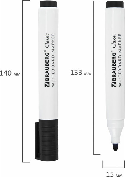 Изображение товара Маркер для доски Brauberg 152113 (черный)