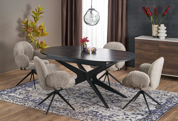 Изображение товара Обеденный стол Halmar Sandro / V-CH-SANDRO-ST (черный)