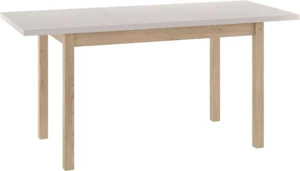 Изображение товара Обеденный стол Signal Adam 120-160x68 (кашемир/дуб кремона)