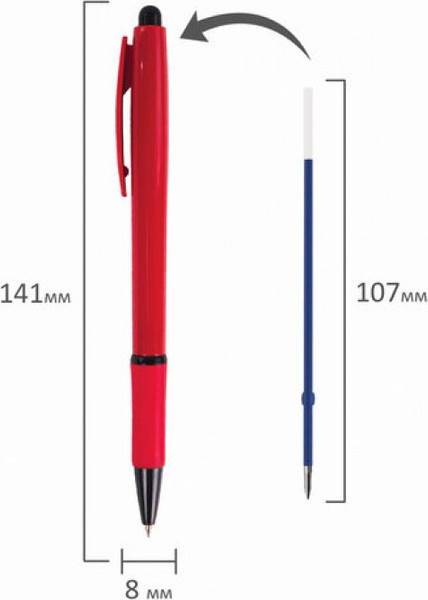 Изображение товара Ручка шариковая Staff 143751