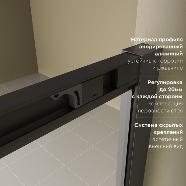 Изображение товара Душевой уголок Benetto BEN_903_BL_C 1950х1200х800