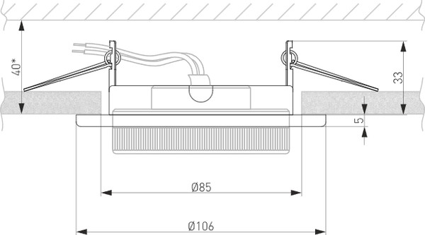 Изображение товара Точечный светильник Elektrostandard Circu 1035 GX53 WH (белый)