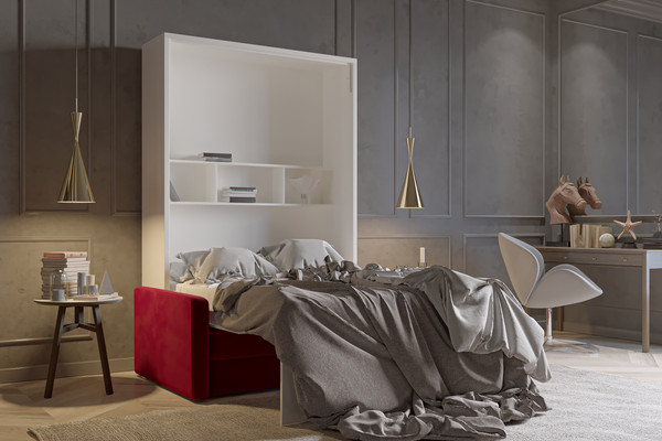 Изображение товара Комплект мебели трансформер Макс Стайл Fidji Sofa Egger 140x200x36 (белый классический W960 ST7)