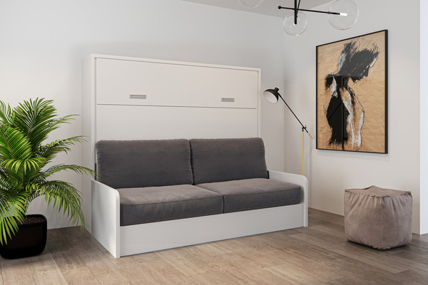 Изображение товара Комплект мебели трансформер Макс Стайл Bora Sofa Egger 140x200x36 (белый классический W960 ST7)