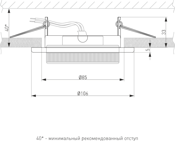 Изображение товара Точечный светильник Elektrostandard Circu 1035 GX53 WH (белый)
