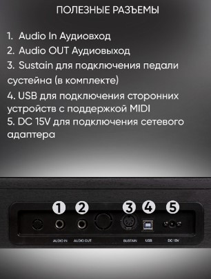 Изображение товара Цифровое фортепиано Aiwa ASZ-88B