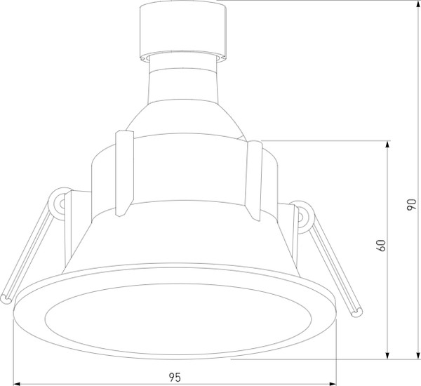 Изображение товара Точечный светильник Elektrostandard Side 25059/01 (белый)