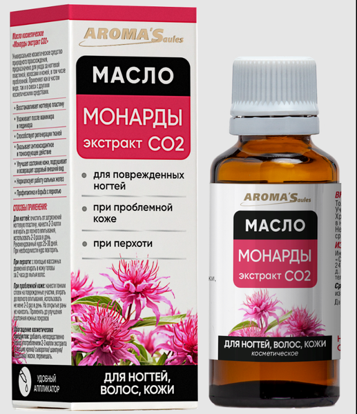 Изображение товара Масло косметическое Aroma Saules Экстракт монарды (30мл)