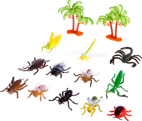Изображение товара Набор фигурок игровых Sima-Land Насекомые с аксессуарами 128 / 409194 (12шт)