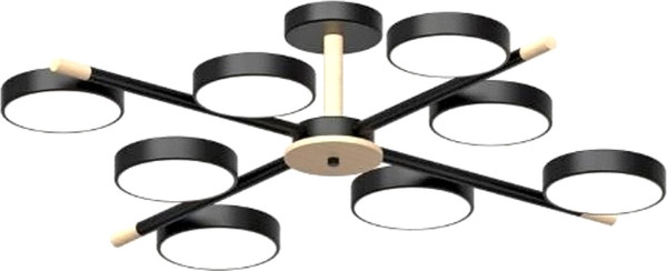 Изображение товара Потолочный светильник LED4U L3209-860 BK