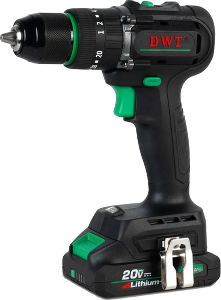 Изображение товара Аккумуляторная дрель-шуруповерт DWT ASBP-20 / DNG-2 BMC
