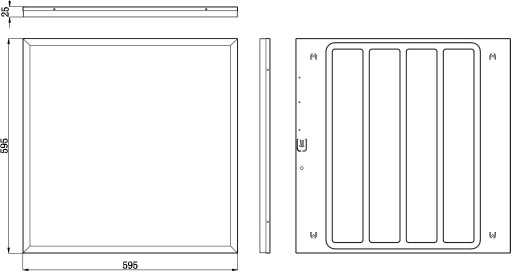 Изображение товара Панель светодиодная ЭРА SPO-1-40-4K-M-EM / Б0065283