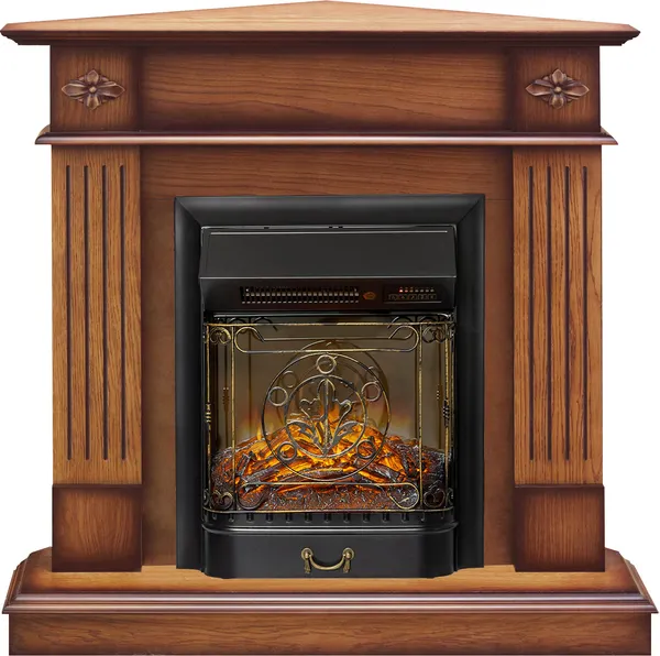 Изображение товара Каминокомплект Смолком Brighton Corner STD-ASP Majestic FX M Black RC (дуб антик)