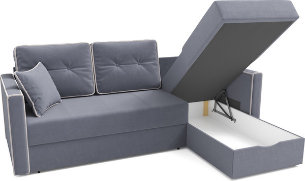 Изображение товара Диван угловой Mio Tesoro Атлантикс (Velutto 32, сван)