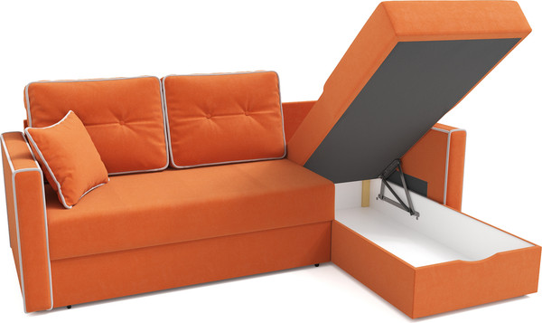 Изображение товара Диван угловой Mio Tesoro Атлантикс (Velutto 60, сван)