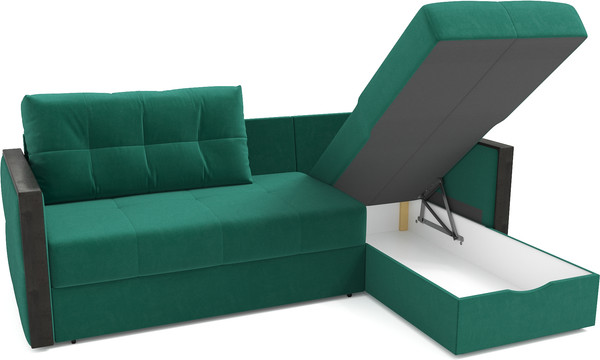 Изображение товара Диван угловой Mio Tesoro Валенсия (Velutto 33, сван)