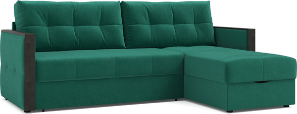 Изображение товара Диван угловой Mio Tesoro Валенсия (Velutto 33, сван)