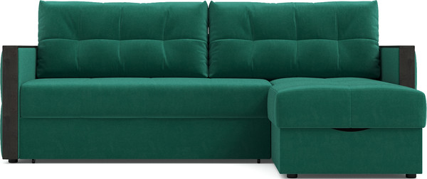 Изображение товара Диван угловой Mio Tesoro Валенсия (Velutto 33, сван)