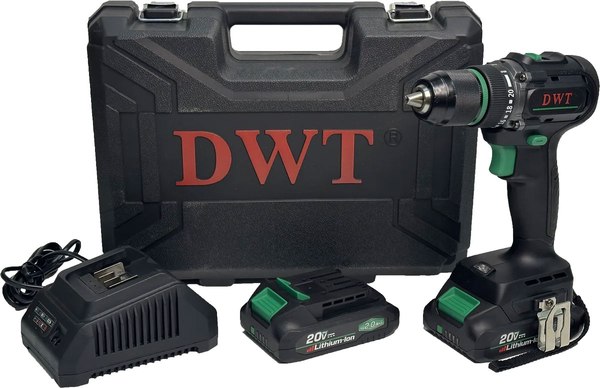 Изображение товара Аккумуляторная дрель-шуруповерт DWT ABSP-20 / DNF-2 BMC