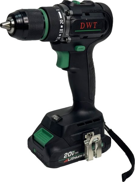 Изображение товара Аккумуляторная дрель-шуруповерт DWT ABSP-20 / DNF-2 BMC