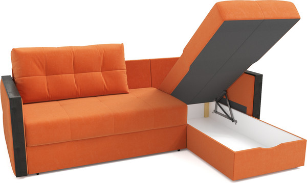 Изображение товара Диван угловой Mio Tesoro Валенсия (Velutto 60, сван)