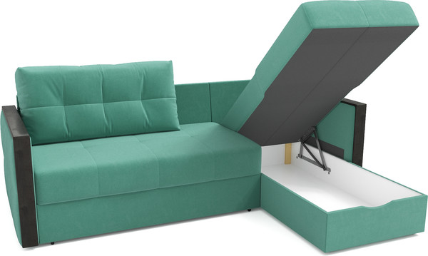 Изображение товара Диван угловой Mio Tesoro Валенсия (Velutto 71, сван)