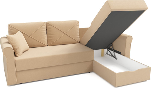 Изображение товара Диван угловой Mio Tesoro Имола (Velutto 59, сван)