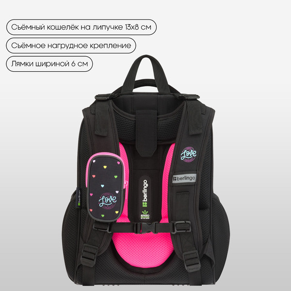 Изображение товара Школьный рюкзак Berlingo Expert. Love Yourself / RU-EX-1110