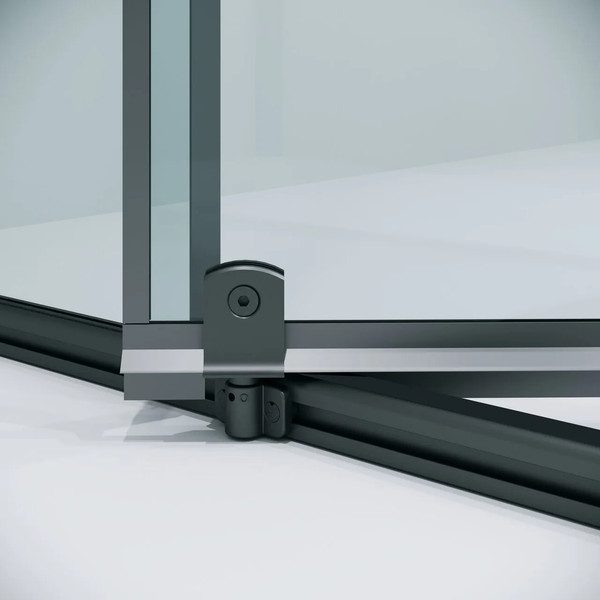 Изображение товара Душевой уголок Niagara Nova NG-35-9AGR-A90GR-34 90х90х195 (графит/прозрачное стекло)