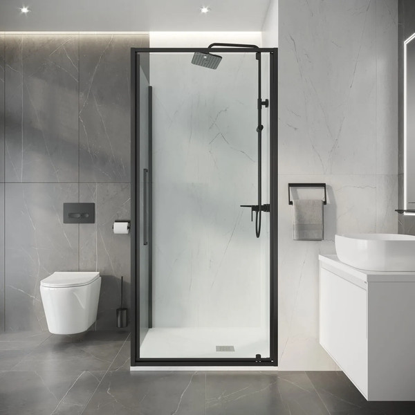 Изображение товара Душевой уголок Niagara Nova NG-35-8AGR-A80GR-34 80х80х195 (графит/прозрачное стекло)
